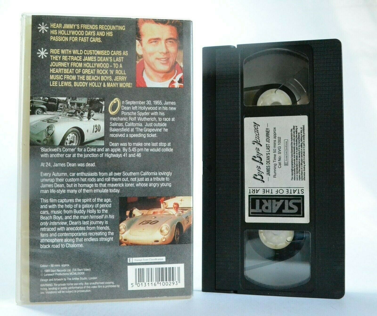 Bye Bye Jimmy: James Dean Last Journey - (1989) Documentary - Interview - VHS-