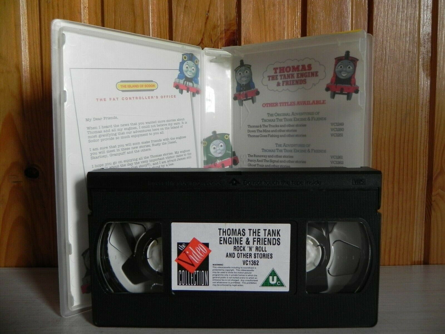 CHILDREN'S VIDEO - THOMAS THE TANK ENGINE - ROCK'N'ROLL & OTHERS - 1362 KIDS VHS-