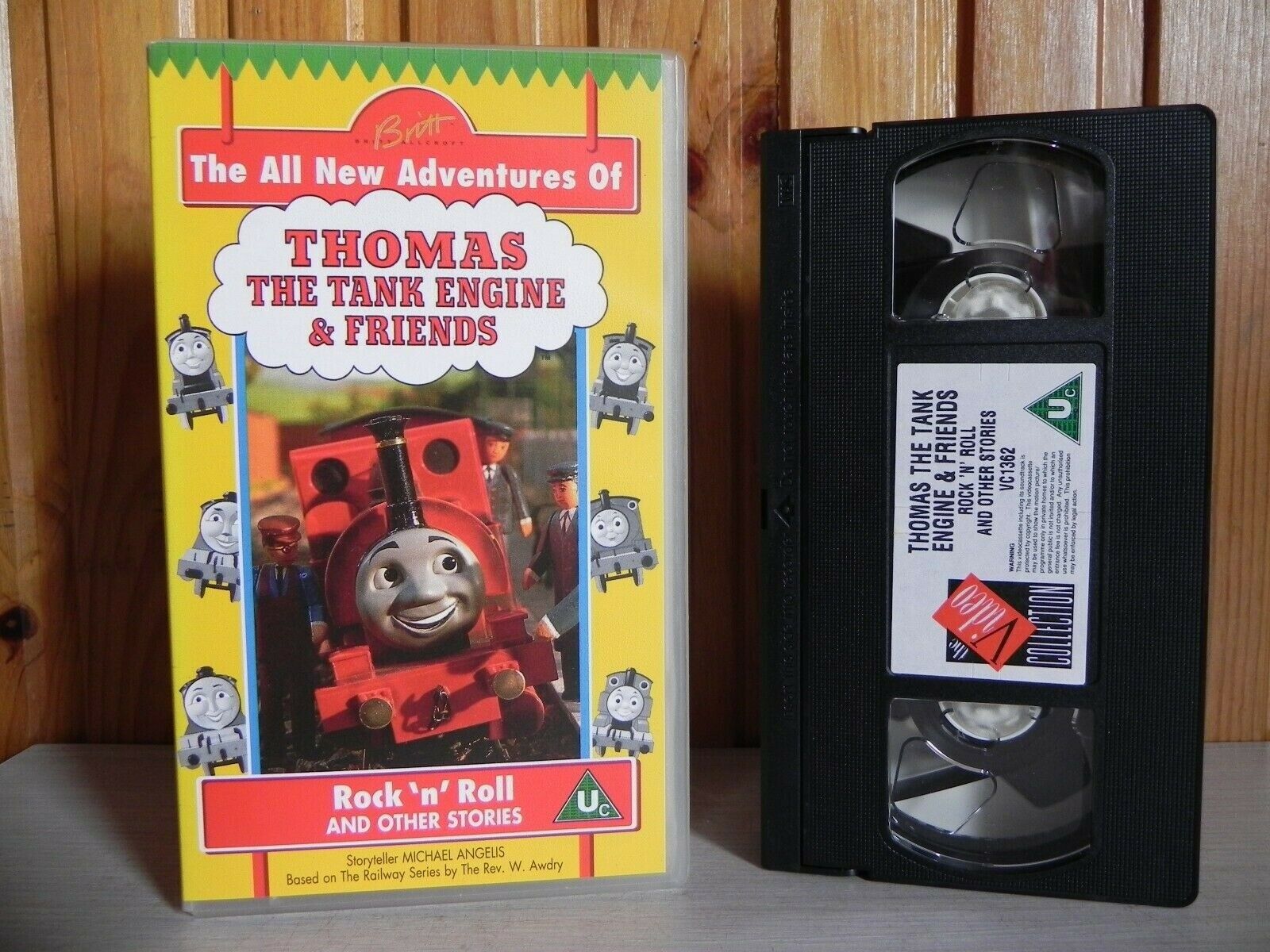 CHILDREN'S VIDEO - THOMAS THE TANK ENGINE - ROCK'N'ROLL & OTHERS - 1362 KIDS VHS-