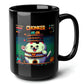 Chonker House Cat Black Mug (15oz) - things gamers need-15oz-