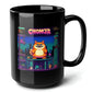 Chonker Tower Block Cat Black Mug (15oz) - best christmas gifts for gamers-15oz-