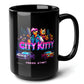 City Kitty Black Mug (15oz) - things a gamer needs-15oz-