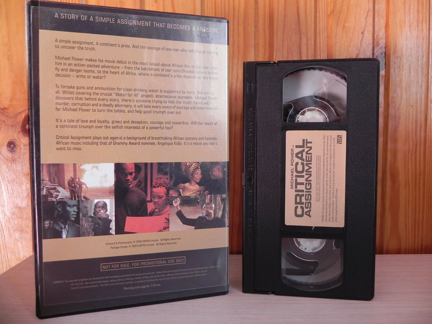 CRITICAL ASSIGNMENT - Promo Video 2004 - Slovakia to Africa - Mike Power - VHS-