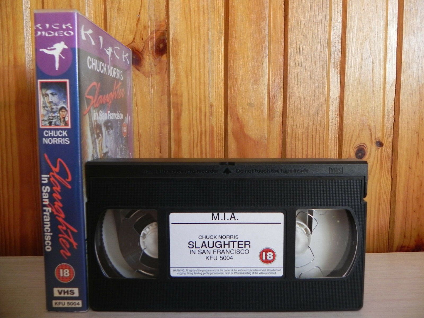 C. Norris - Slaughter in San Francisco - 7x Karate Champion VS Crime - VHS-