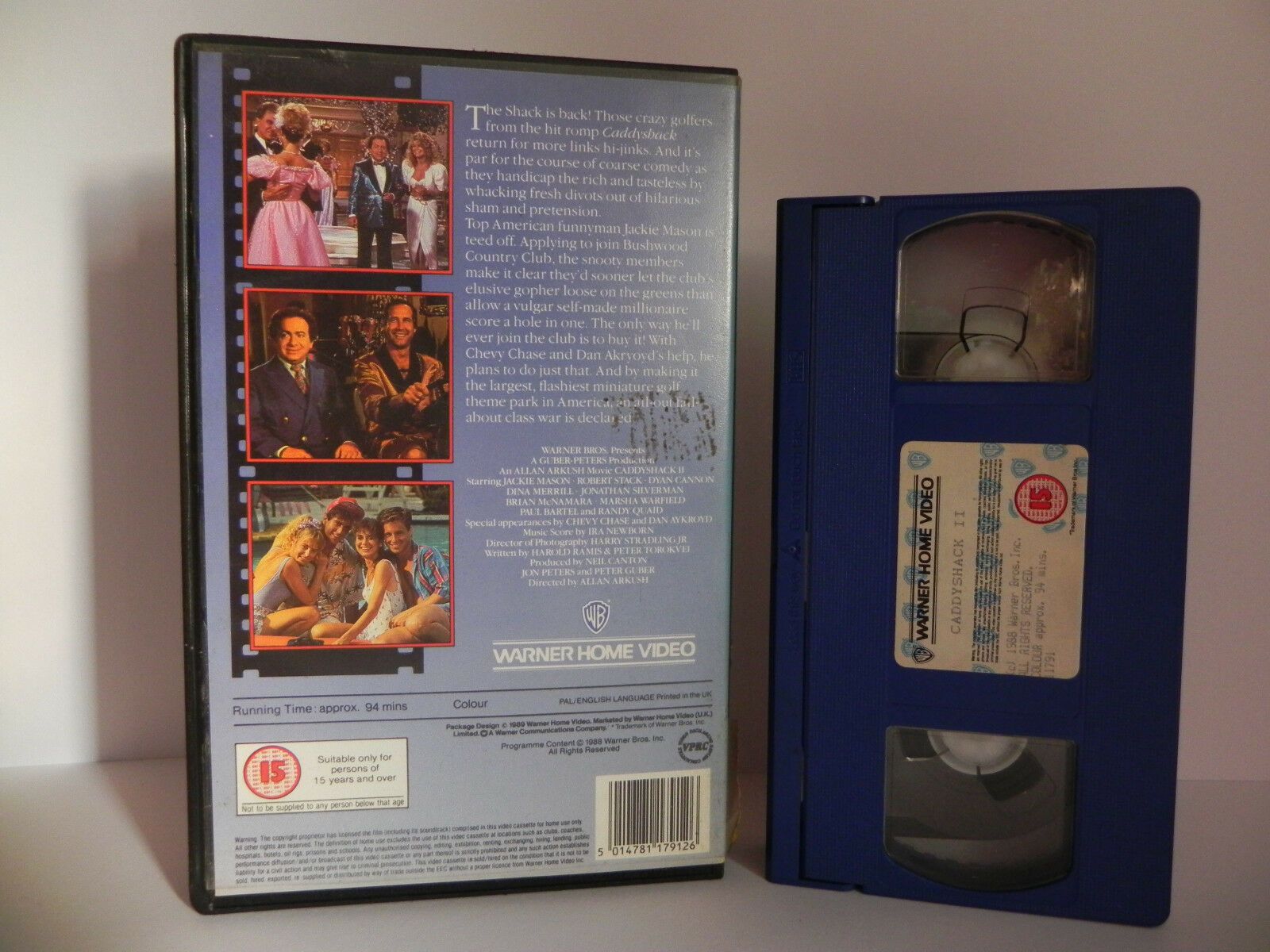 Caddyshack 2 - Chevy Chase - Warner Big Box - Ex-Rental Video - 11791 - VHS-