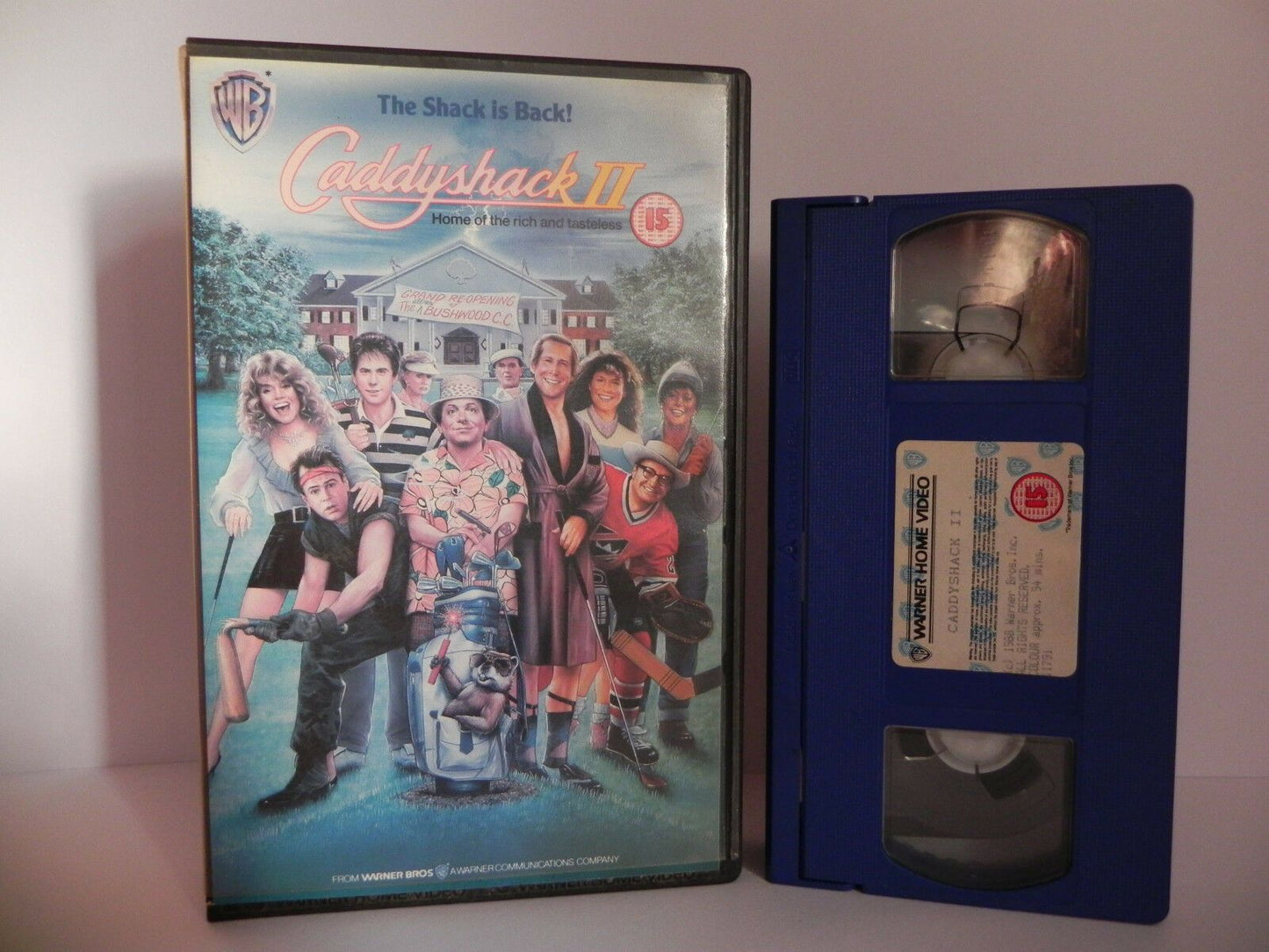 Caddyshack 2 - Chevy Chase - Warner Big Box - Ex-Rental Video - 11791 - VHS-