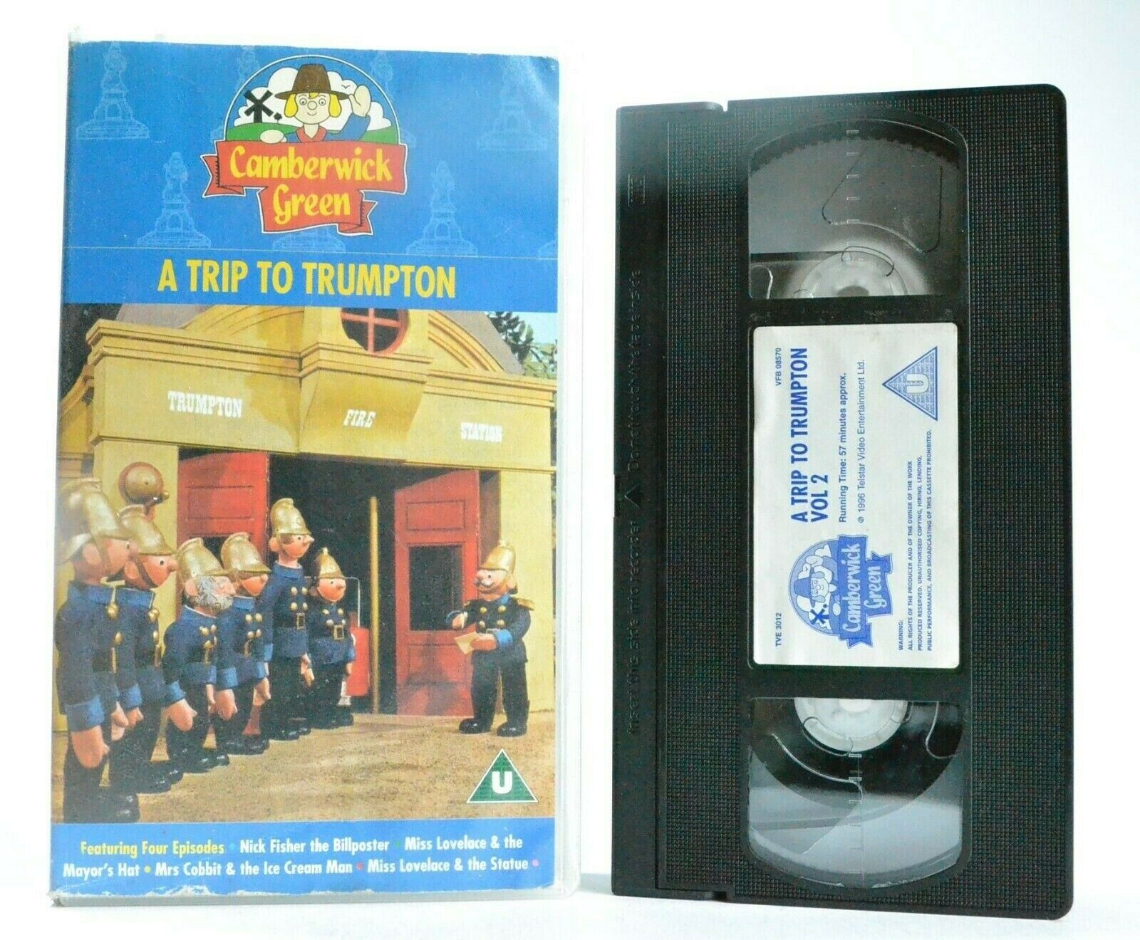 Camberwick Green: A Trip To Trumpton - 4 Episodes - Animated - Children's - VHS-