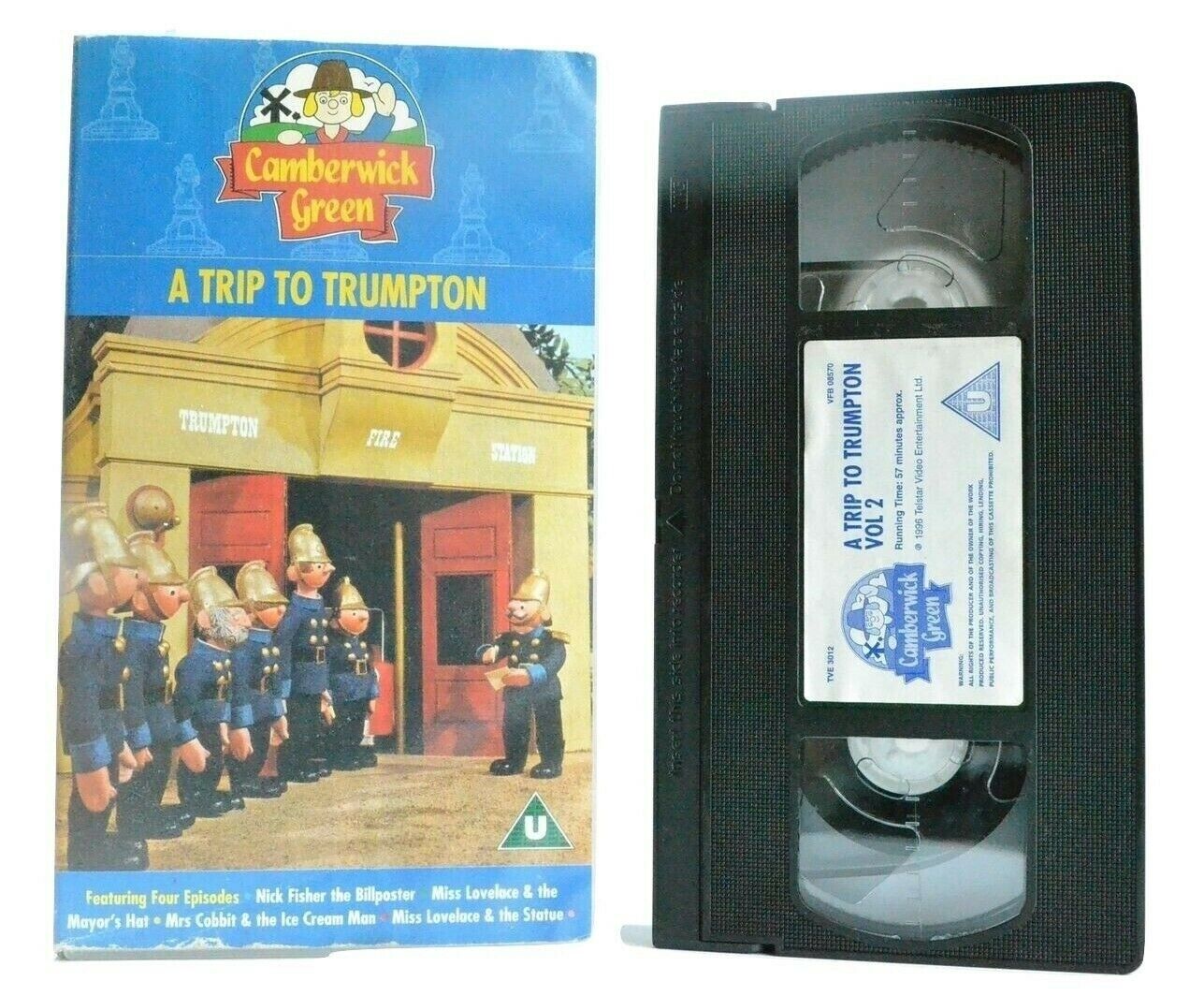 Camberwick Green: A Trip To Trumpton - 4 Episodes - Animated - Children's - VHS-