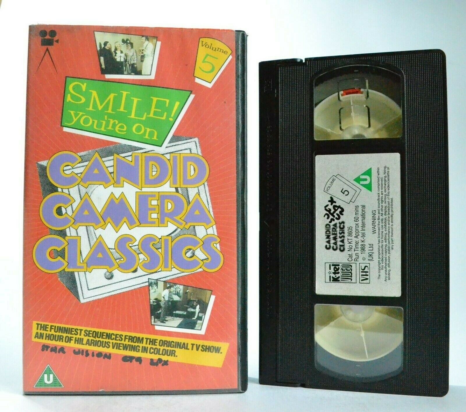 Candid Camera Classics: Volume 5 - Hilarious Viewing - TV Show - Pal VHS-