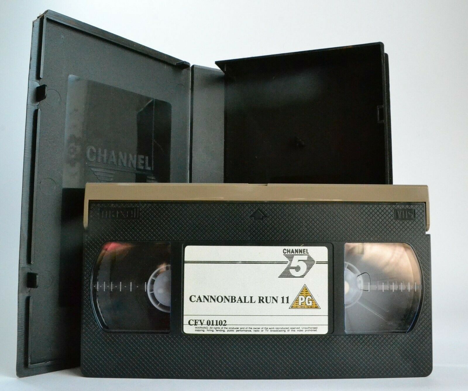 Cannonball Run 2 -<Channel 5>- Automobile Racing Action - Burt Reynolds - VHS-