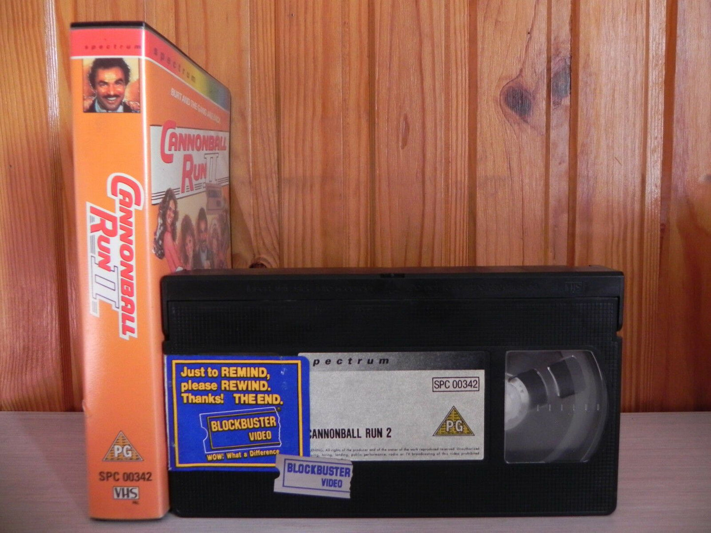 Cannonball Run 2 - Spectrum - Ex Rental Video - Burt Reynolds/Dean Martin - VHS-