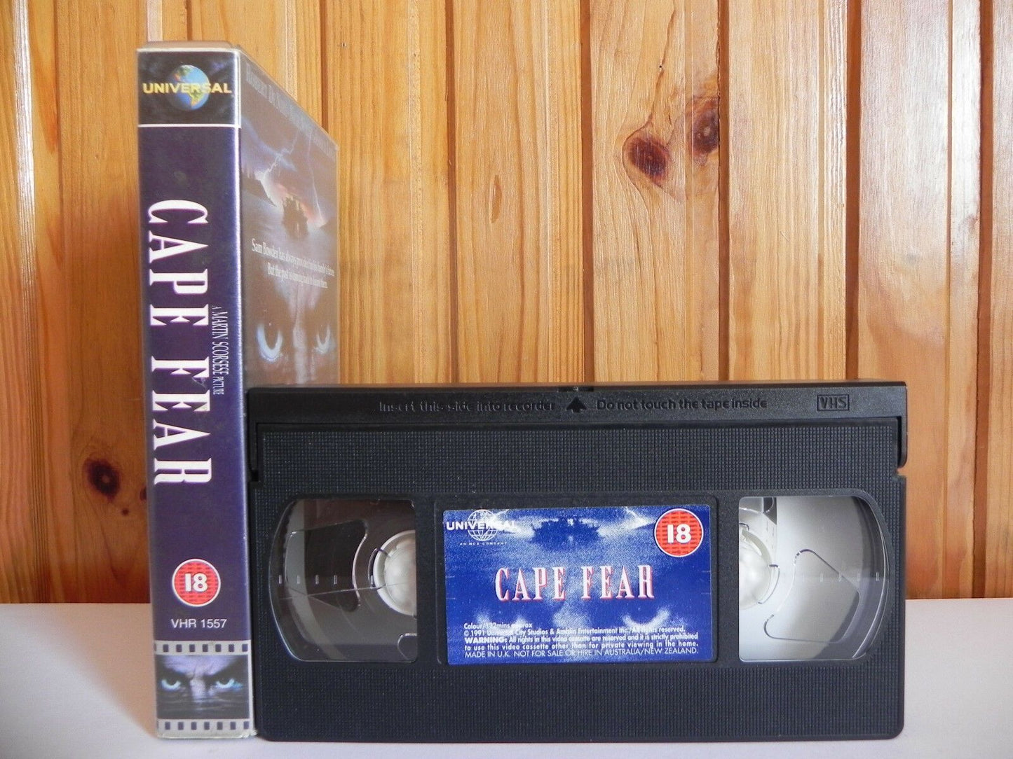 Cape Fear - CIC Video - Violent Thriller - Robert Deniro - Nick Nolte - Pal VHS-