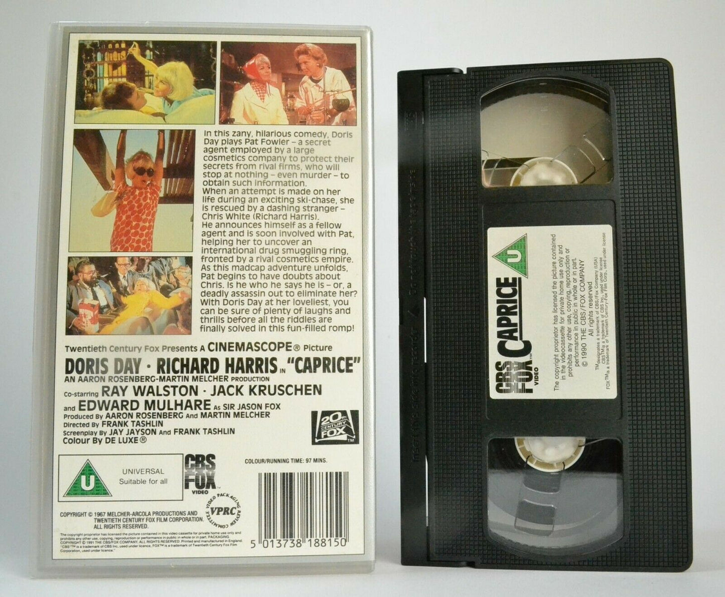 Caprice (1967); [Frank Tashlin]: Comedy - Doris Day / Richard Harris - Pal VHS-