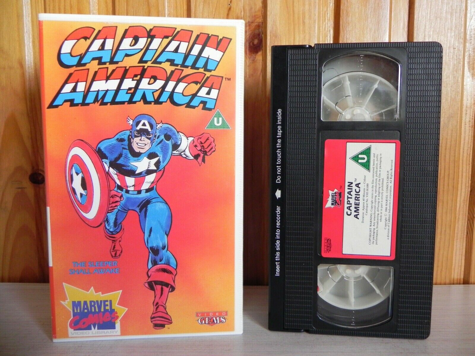 Captain America - The Sleeper Shall Awake - Marvel Comics Video Library - VHS-