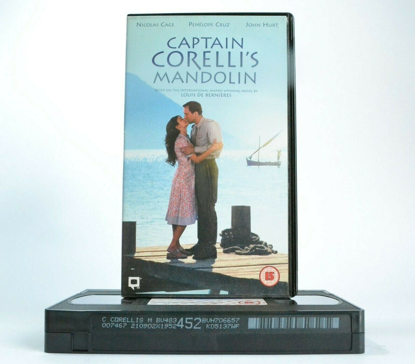 Captain Corelli's Mandolin: Romantic Drama - Nicolas Cage/Penelope Cruz - VHS-