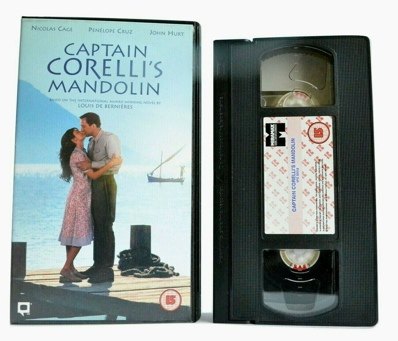 Captain Corelli's Mandolin: Romantic Drama - Nicolas Cage/Penelope Cruz - VHS-