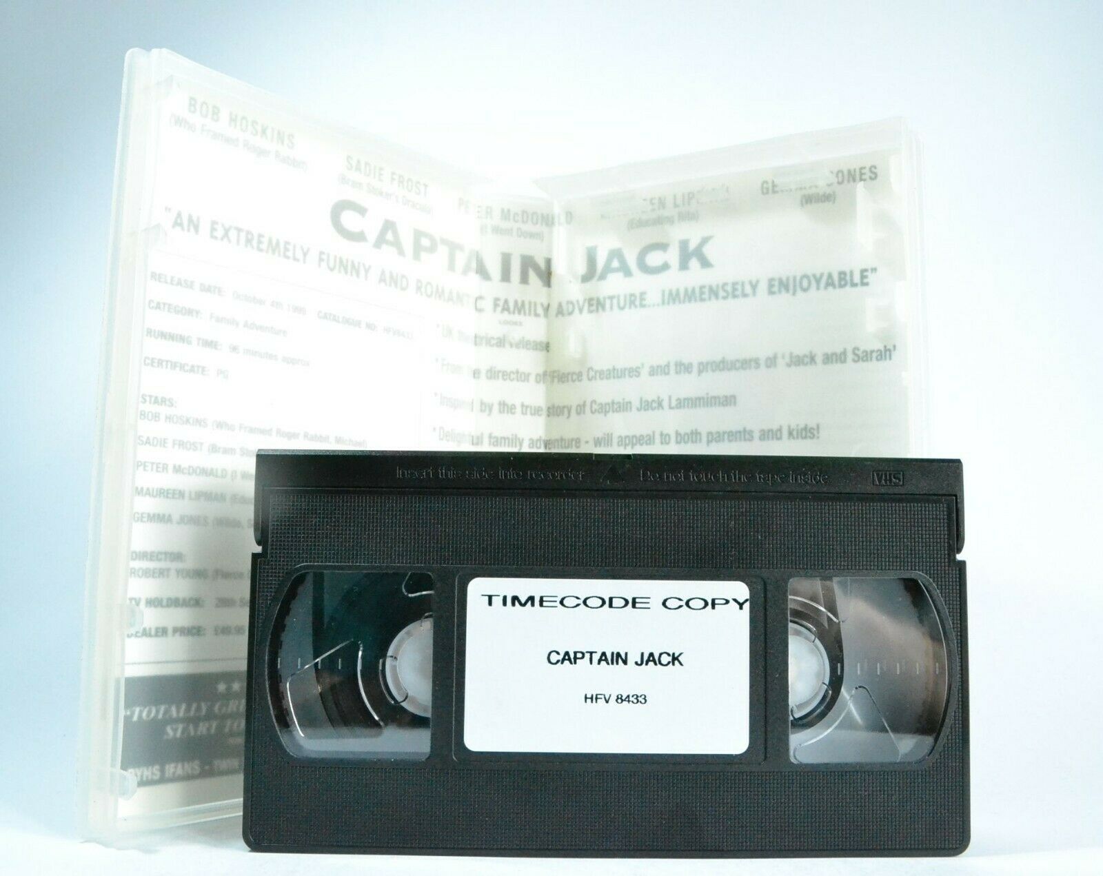 Captain Jack (1999) - Sea Drama - Large Box - Bob Hoskins / Sadie Frost - VHS-