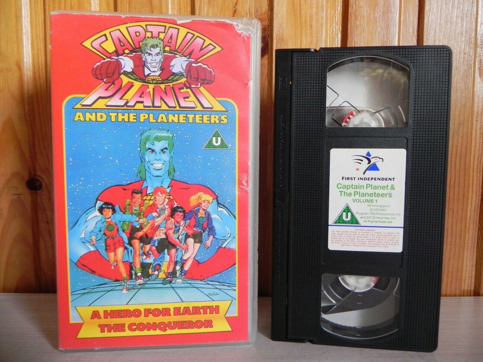 Captain Planet And The Planeteers - A Hero For Earth The Conqueror - Kids - VHS-