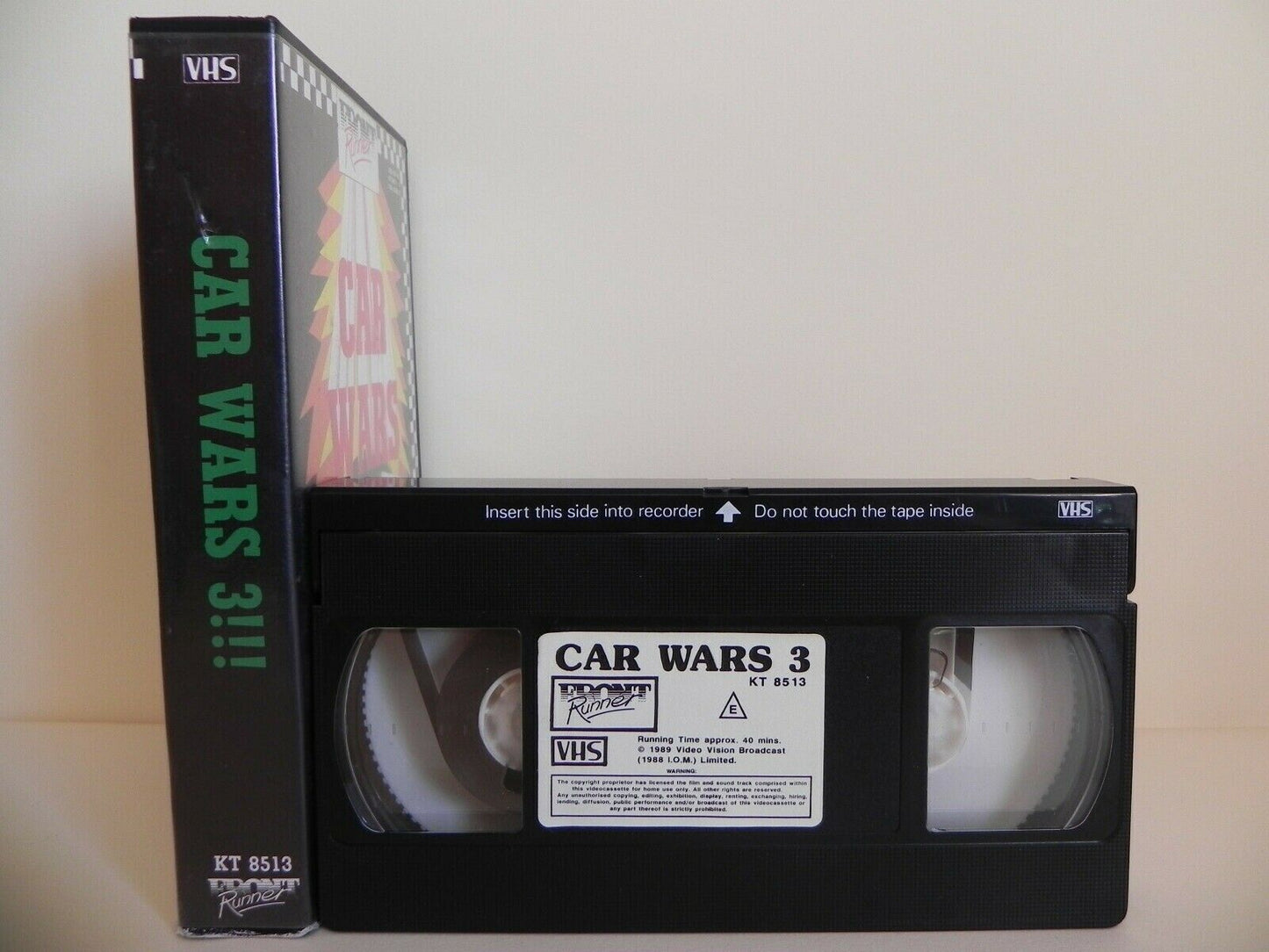 Car Wars 3 - Front Runner - More Action - Excitement - Drivers - Thrills - VHS-