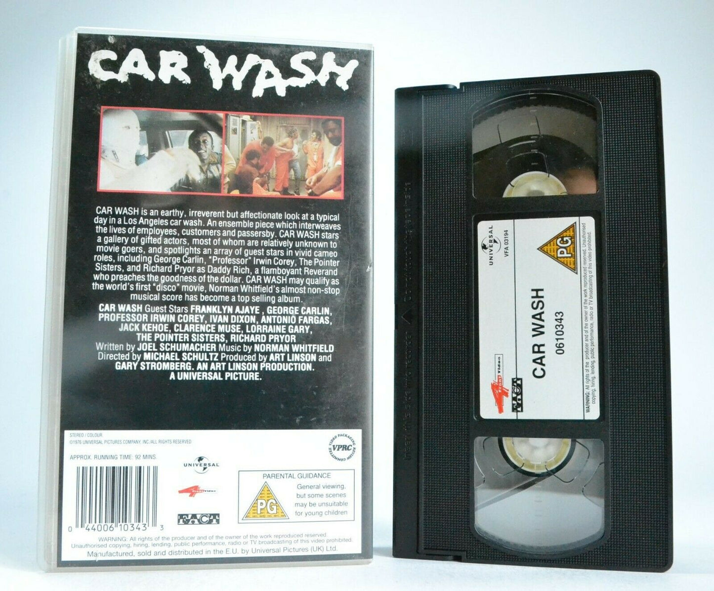 Car Wash; [Michael Schultz] Episodic Comedy - George Carlin/ Richard Pryor - VHS-