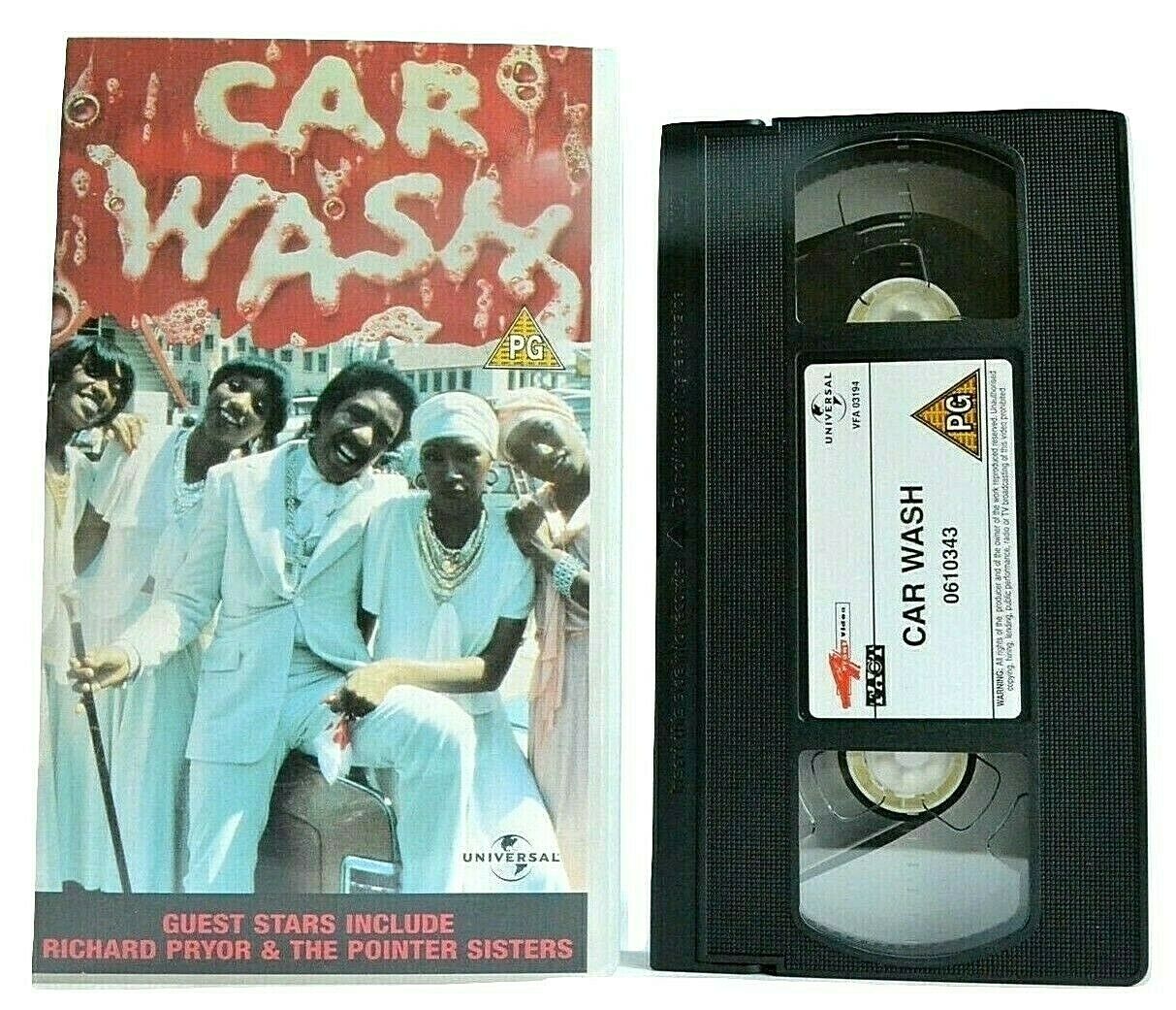 Car Wash; [Michael Schultz] Episodic Comedy - George Carlin/ Richard Pryor - VHS-