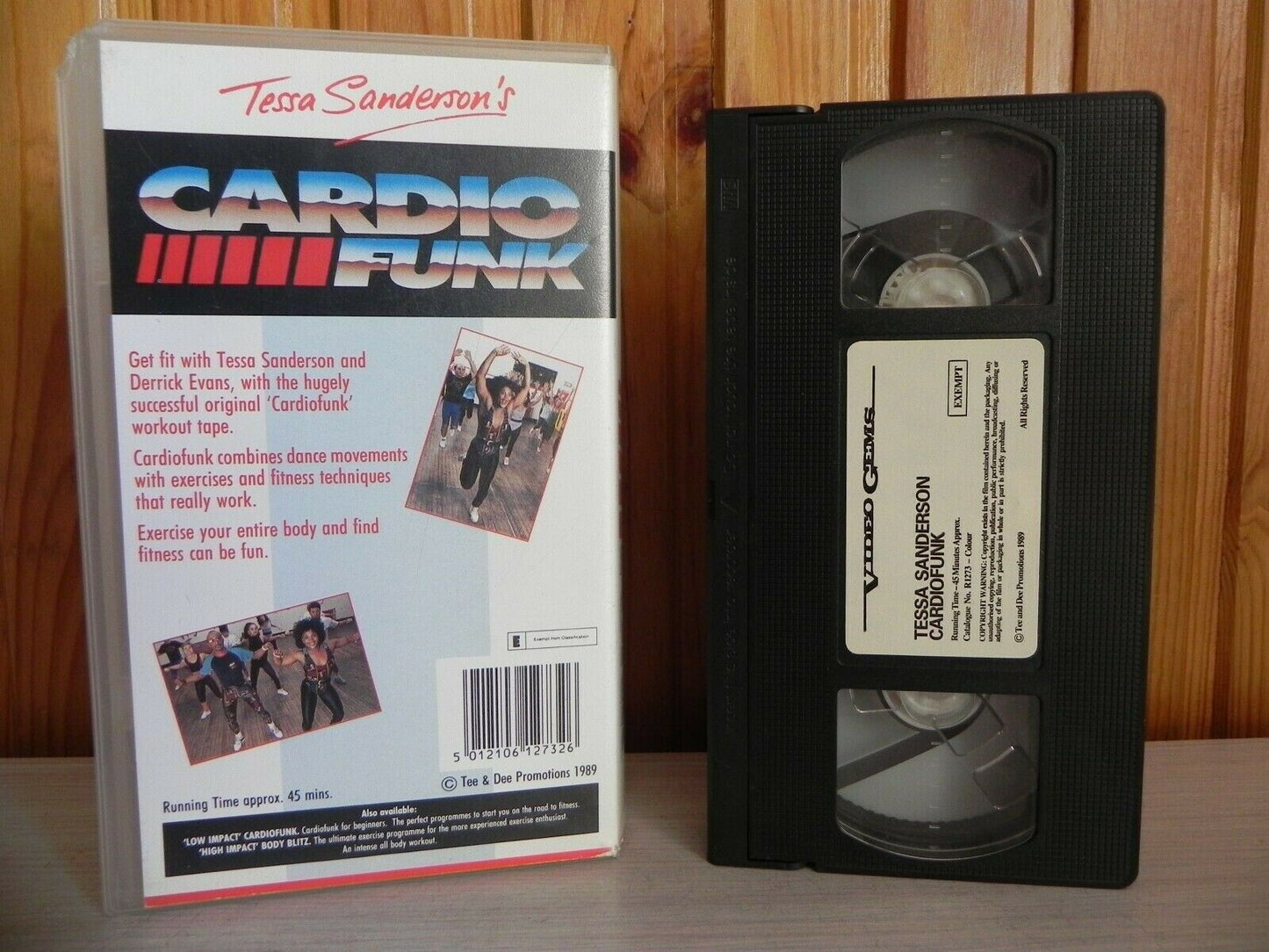 Cardio Funk – Serious Exercises – Fitness – Workout – Tessa Sanderson – Pal VHS-