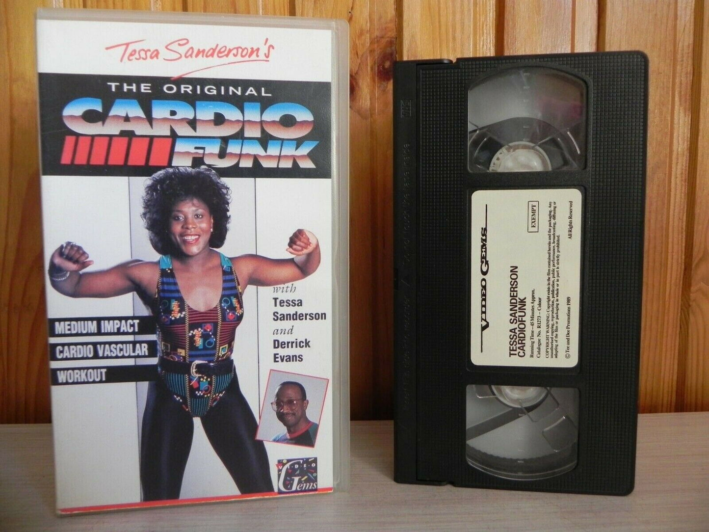 Cardio Funk – Serious Exercises – Fitness – Workout – Tessa Sanderson – Pal VHS-