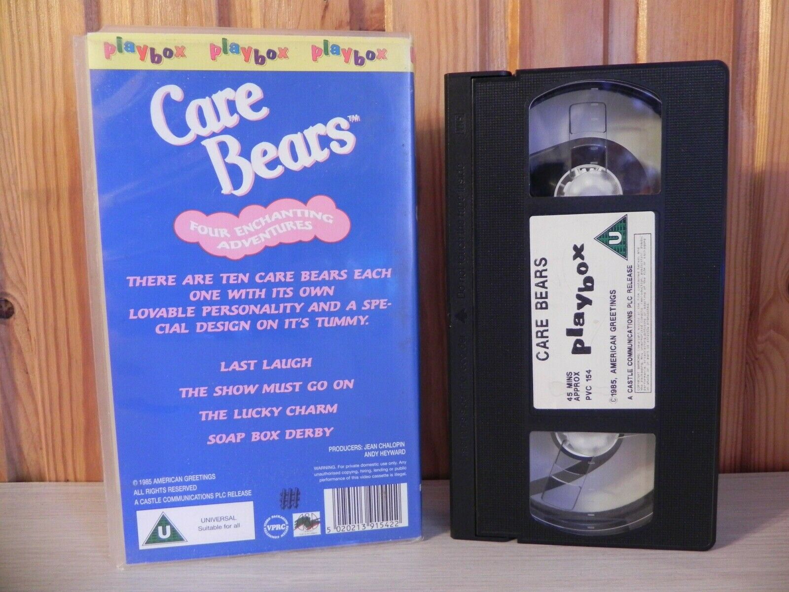 Care Bears: 4 Enchanting Adventures (1985) - Animated Classic - Children's - Pal VHS-