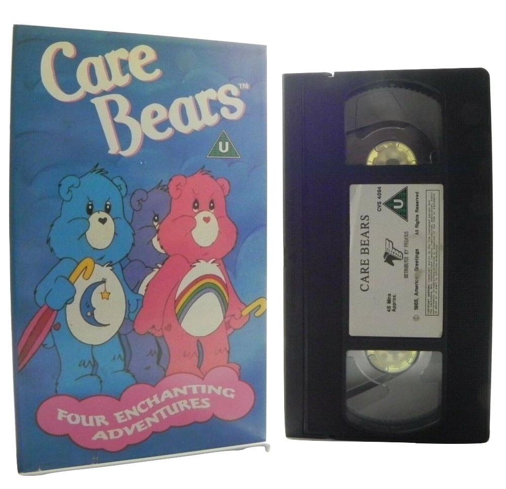 Care Bears - Four Adventures - Classic Animation - Children's - Pal VHS-