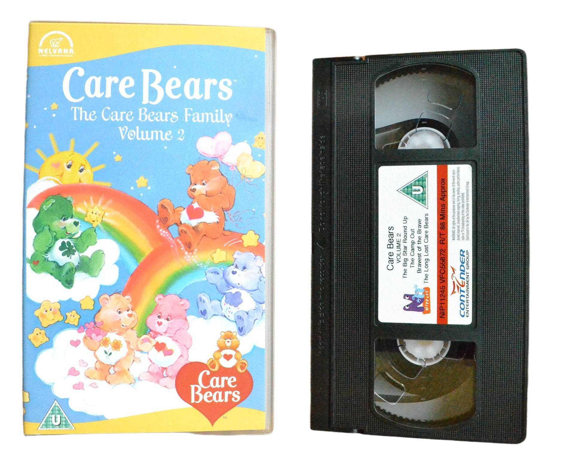 Care Bears: The Care Bears Family Volume 2 - Nippers - Children’s - Pal VHS-