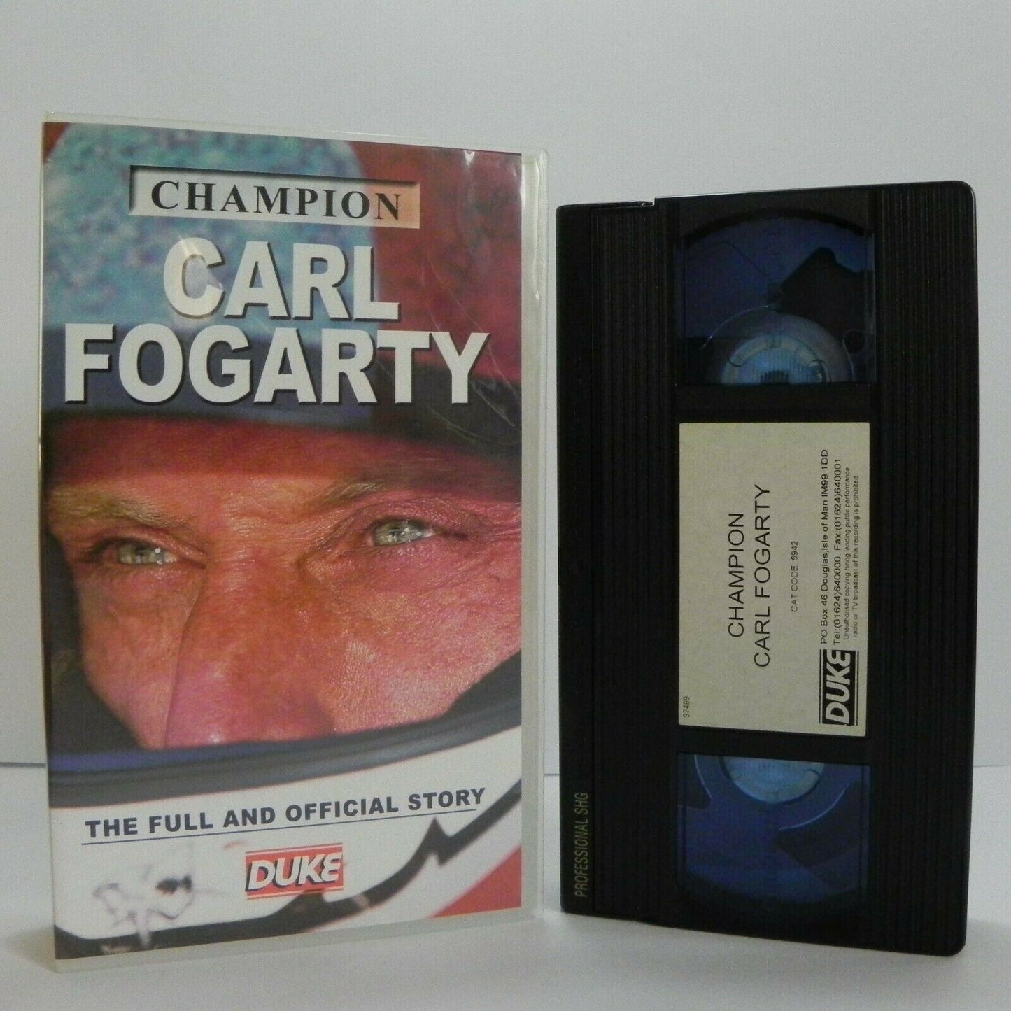 Carl Fogarty: Champion - The Full And Official Story - Superbike Rider - Pal VHS-