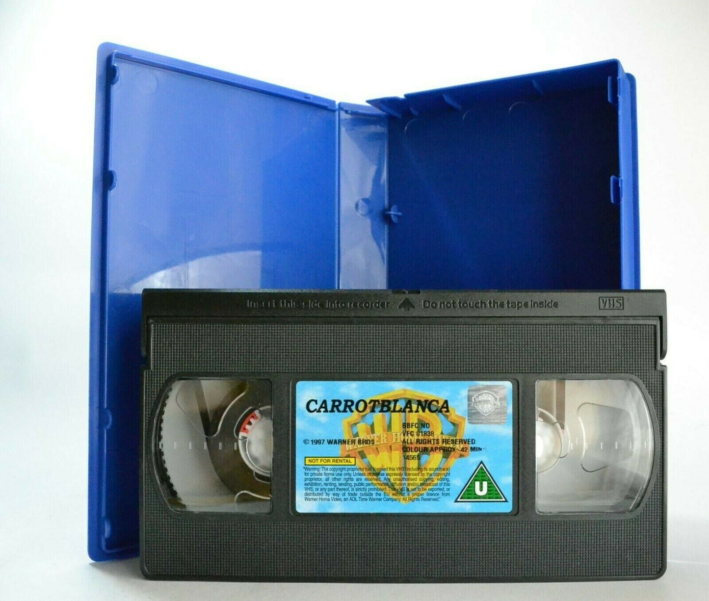 Carrotblanca: 6 Looney Tunes Capers - Animated Adventures - Children's - Pal VHS-