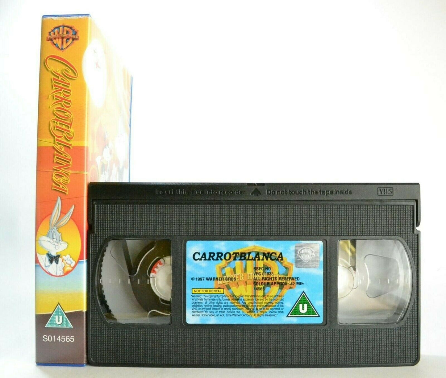 Carrotblanca: 6 Looney Tunes Capers - Animated Adventures - Children's - Pal VHS-