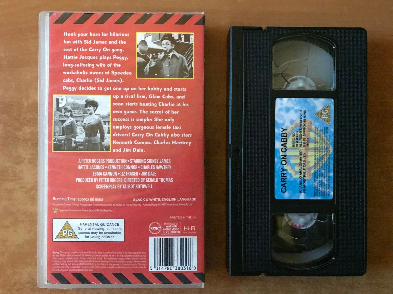 Carry On Cabby (1963): 7th "Carry On" Film Series - Comedy - Sidney James - VHS-