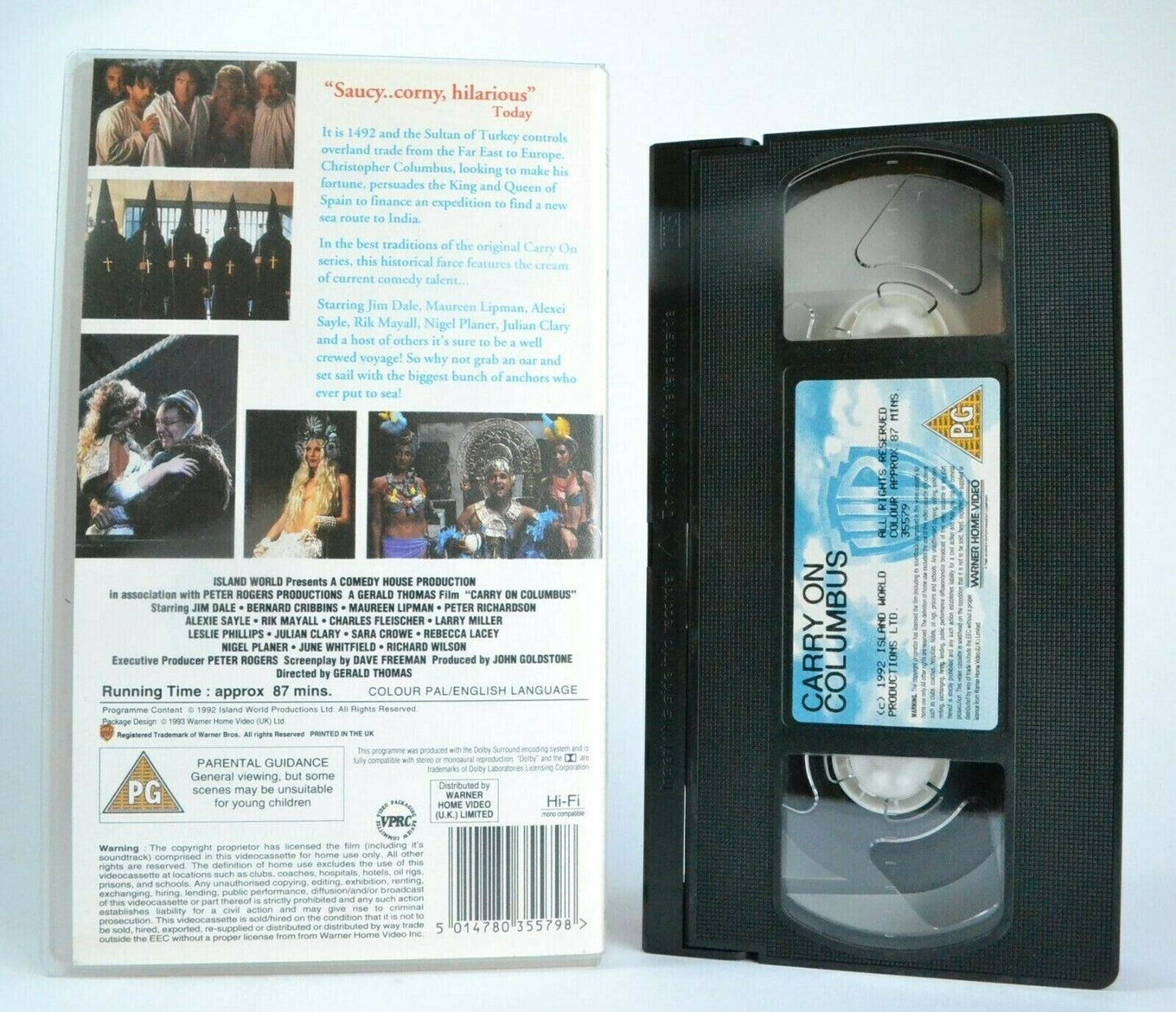 Carry On: Columbus (1992): 31st "Carry On" Film Series - Adventure Comedy - VHS-