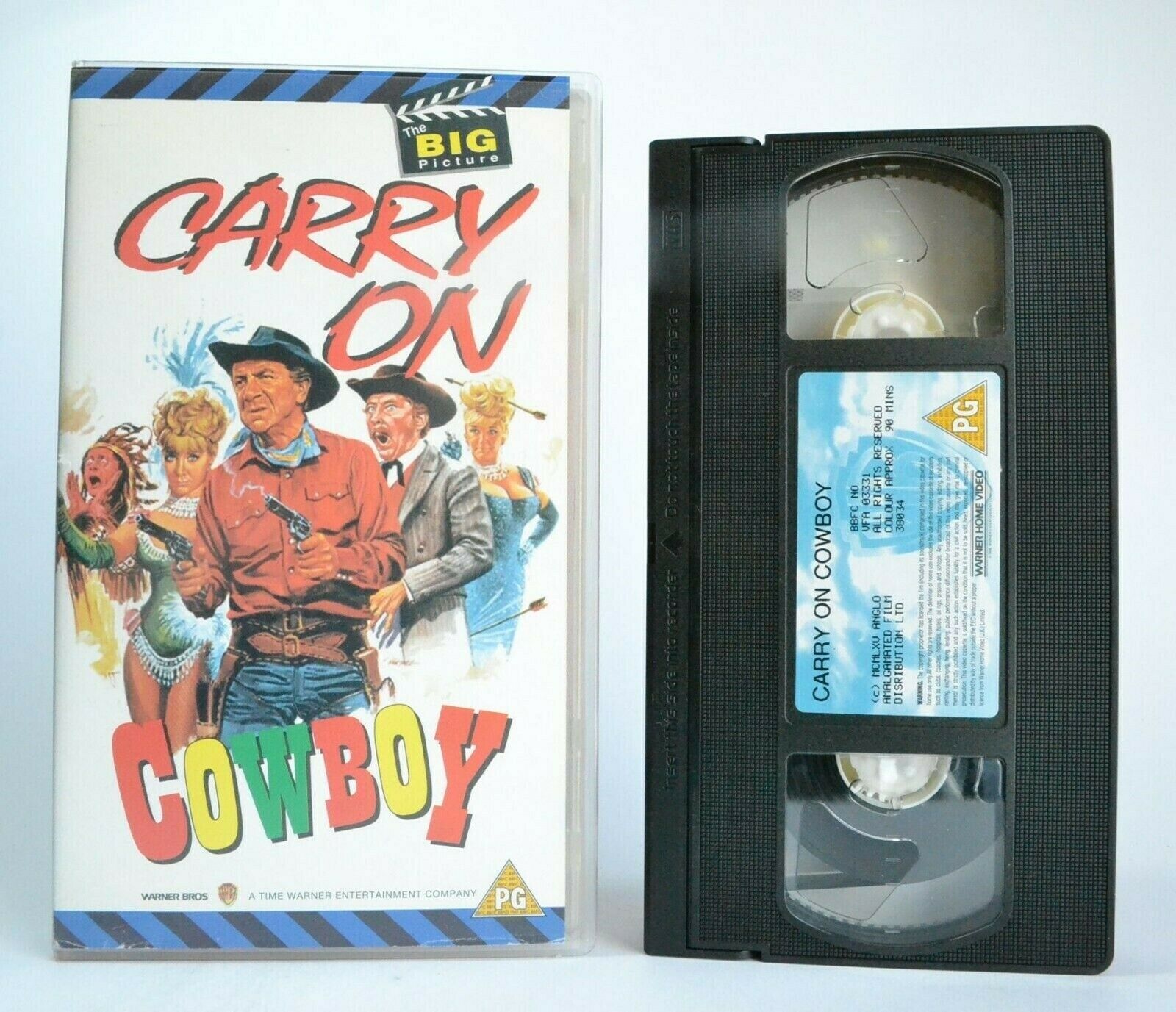 Carry On: Cowboy - (1965) Comedy Western - Sid James/Kenneth Williams - Pal VHS-