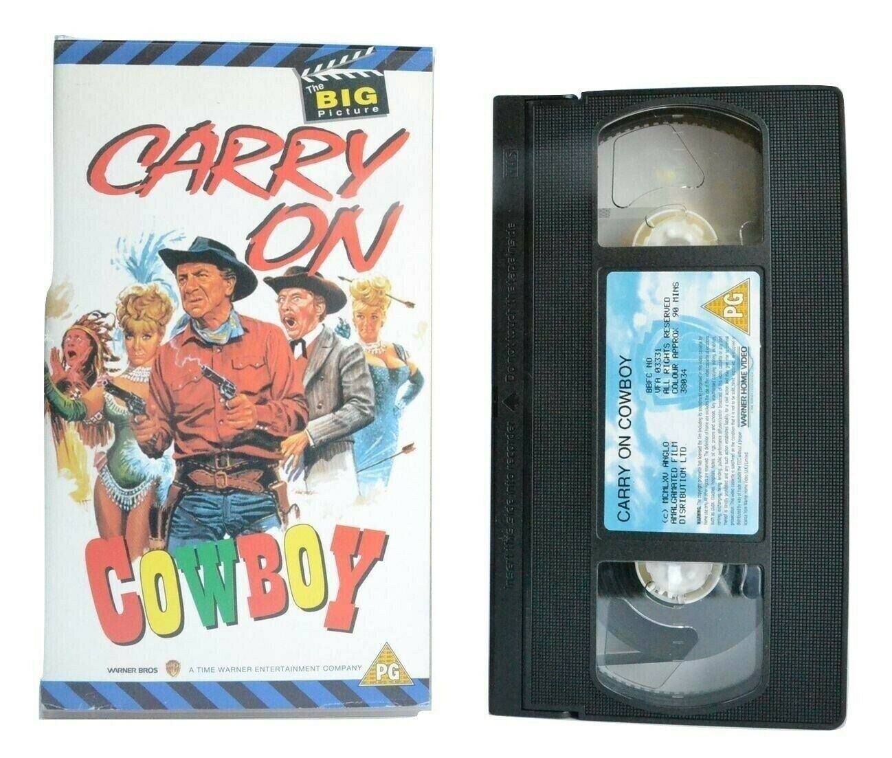 Carry On: Cowboy - (1965) Comedy Western - Sid James/Kenneth Williams - Pal VHS-