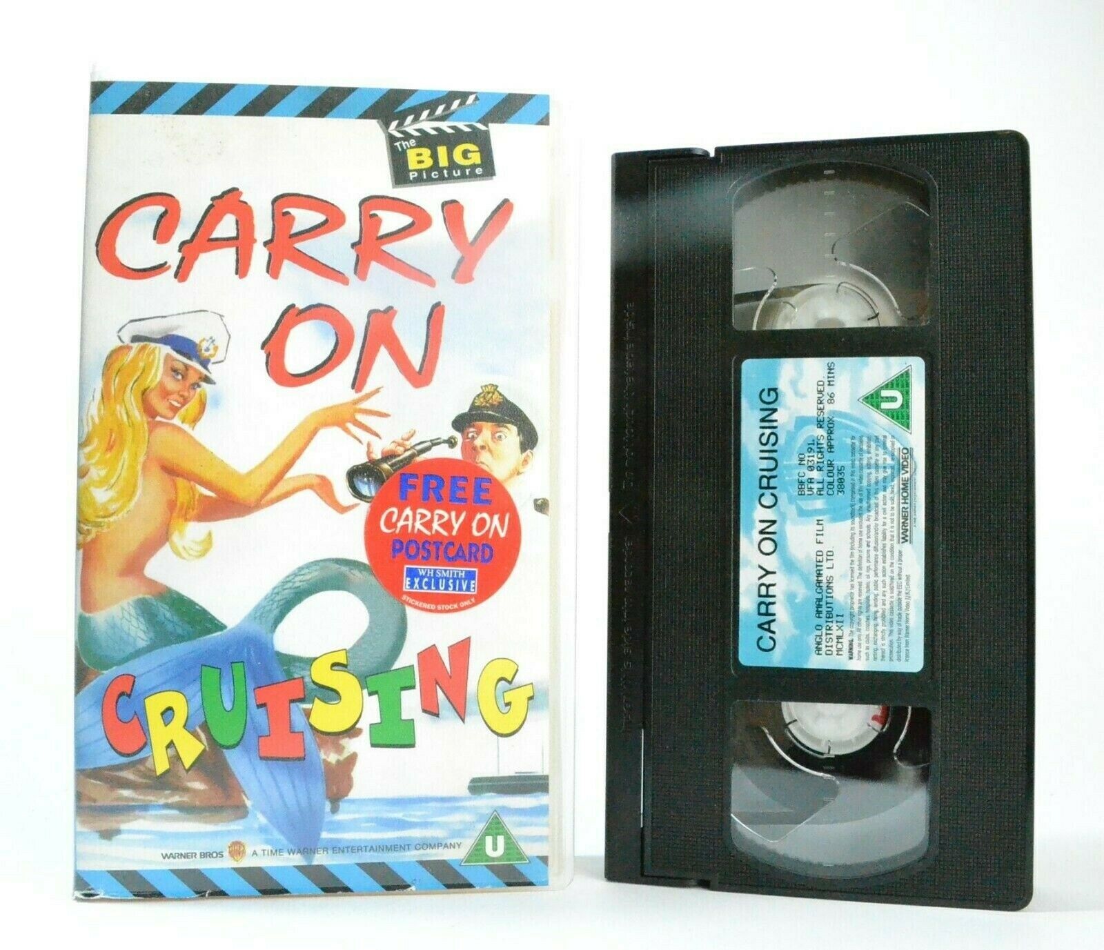 Carry On: Cruising (1962) - Free Postcard Included - Comedy - S.James - Pal VHS-