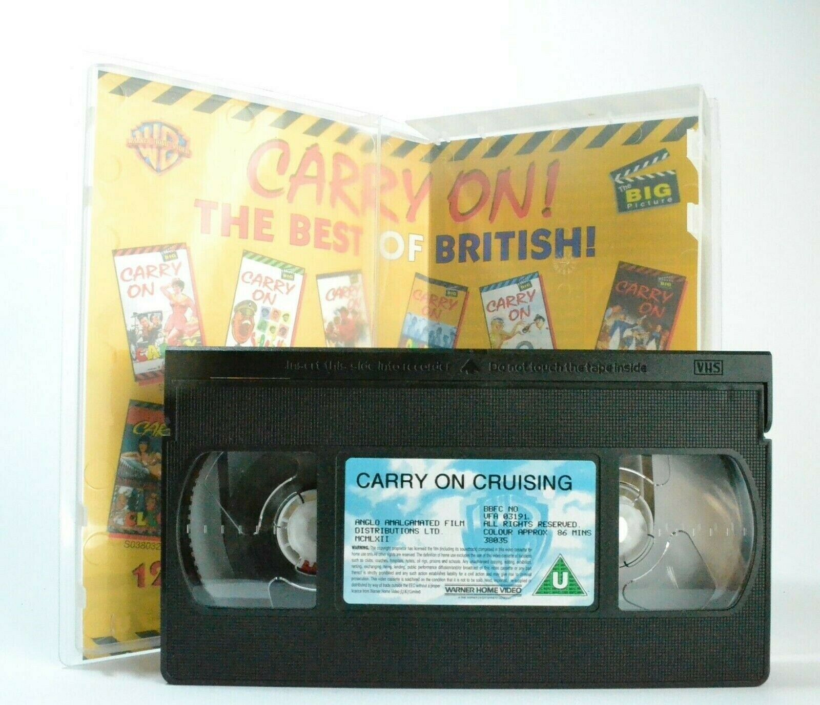 Carry On: Cruising (1962) - Free Postcard Included - Comedy - S.James - Pal VHS-