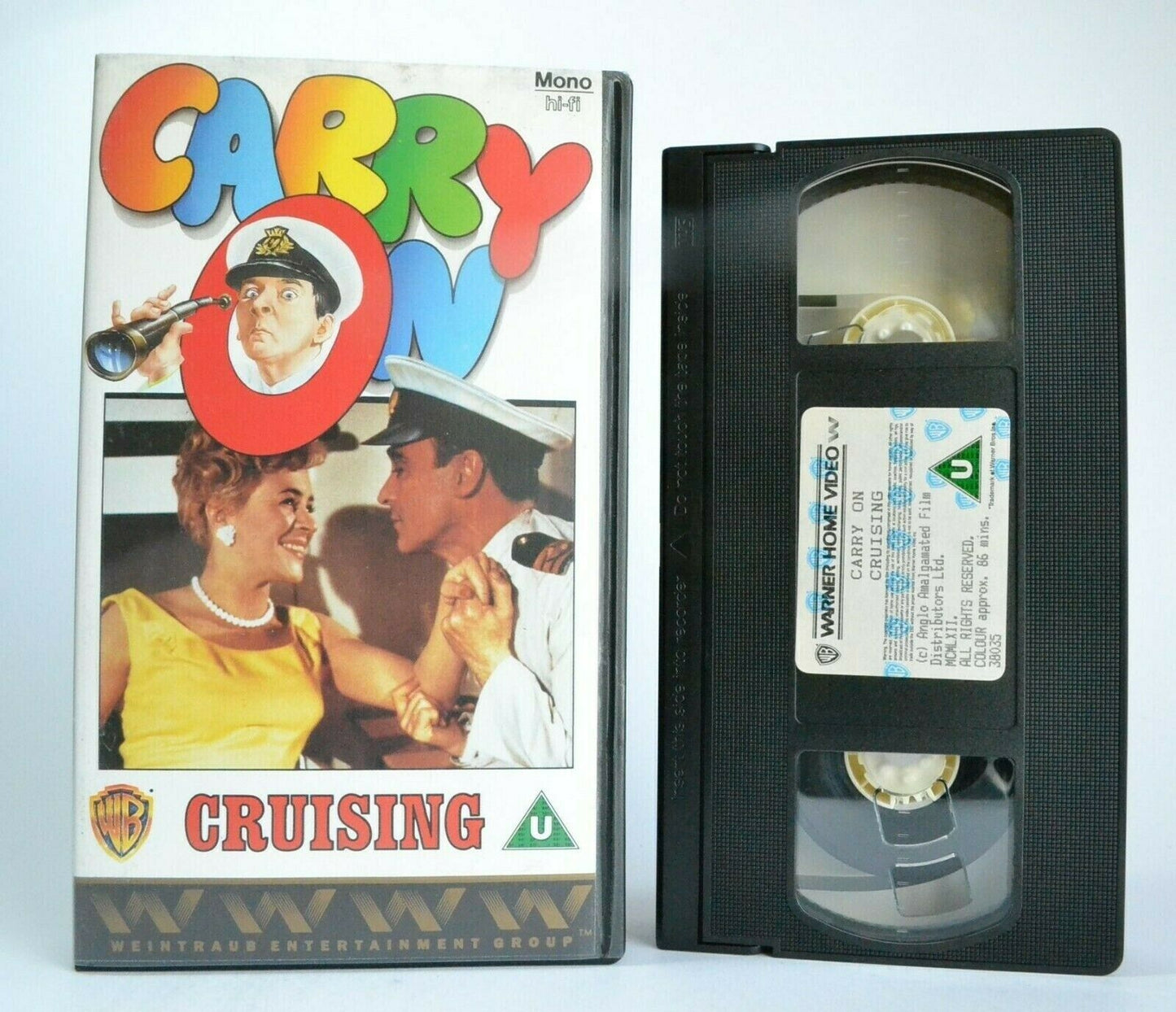 Carry On: Cruising - (1989) Warner Release - British Comedy - Sidney James - VHS-