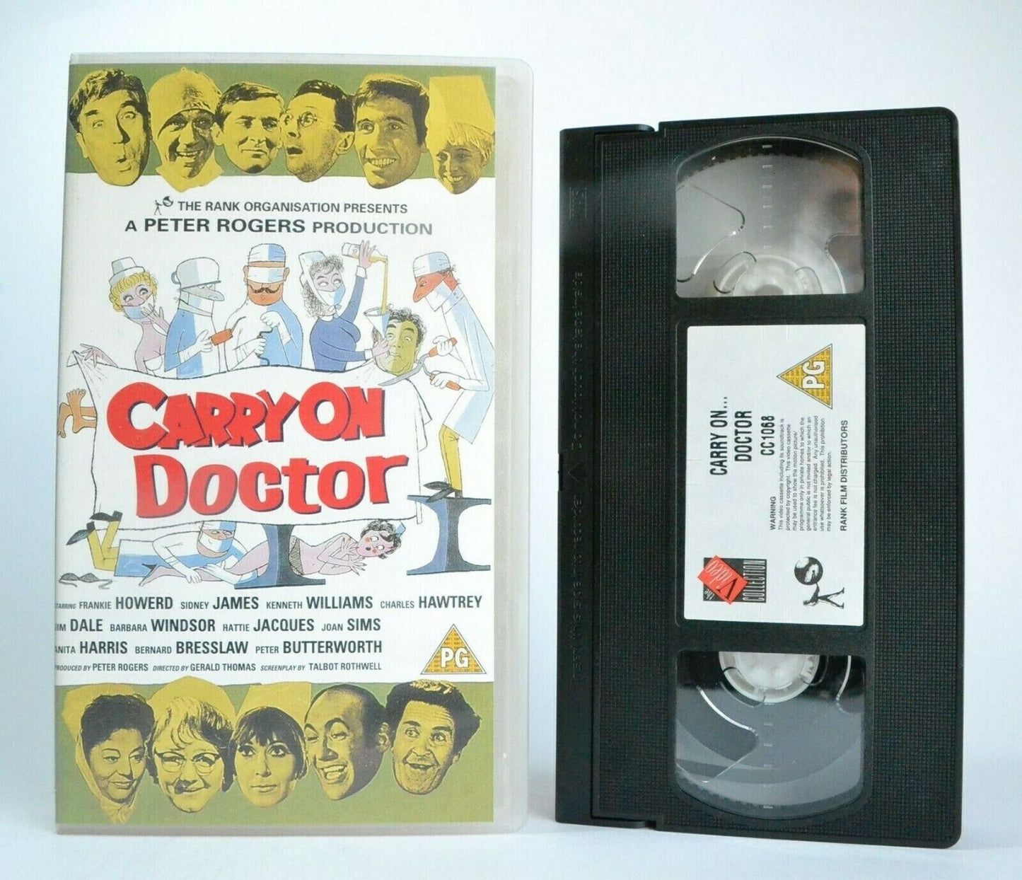 Carry On: Doctor (1967) - Medical Comedy - Frankie Howerd/Sidney James - VHS-