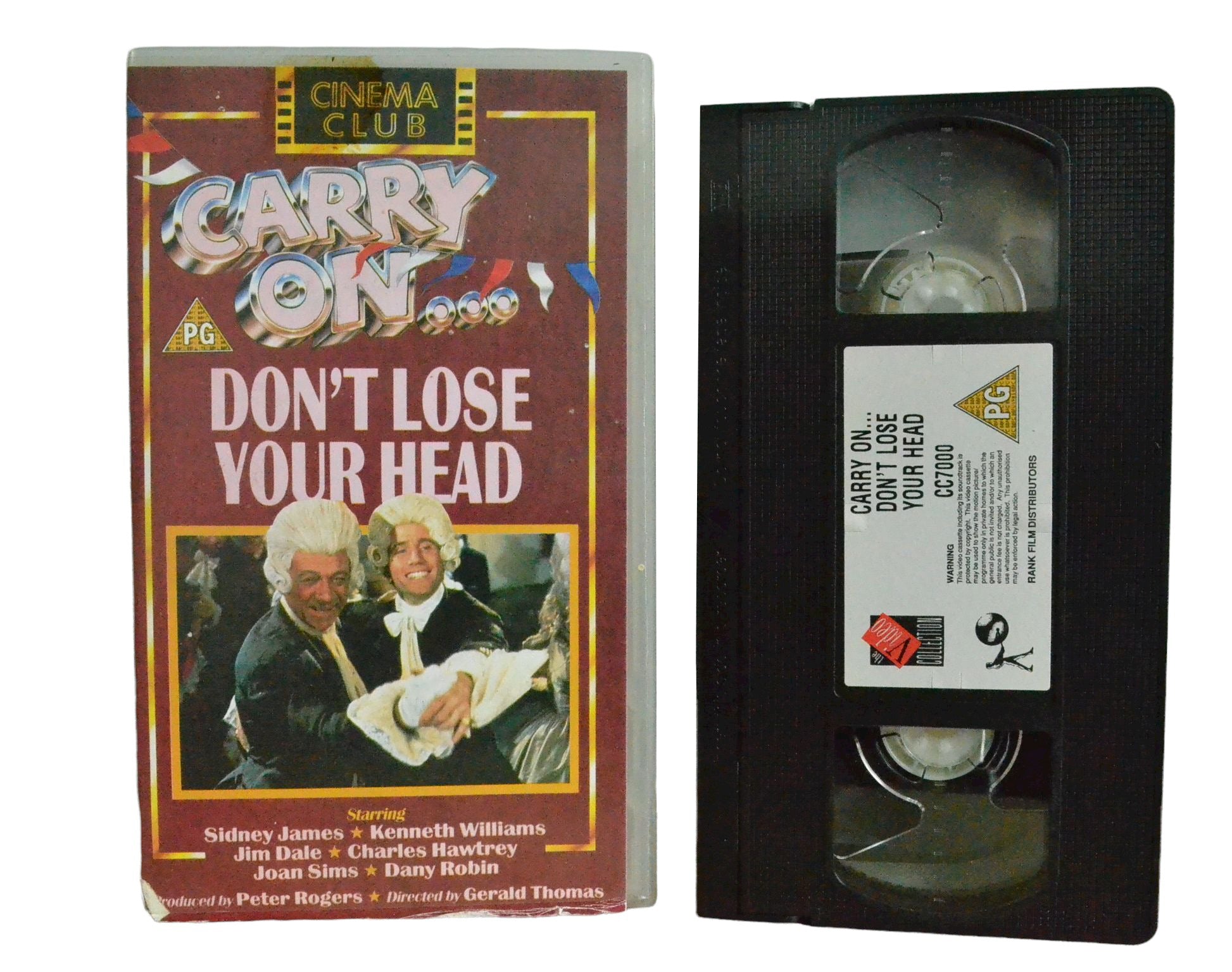 Carry On Don't Lose Your Head - Sidney James - The Video Collection - Comedy - Pal VHS-