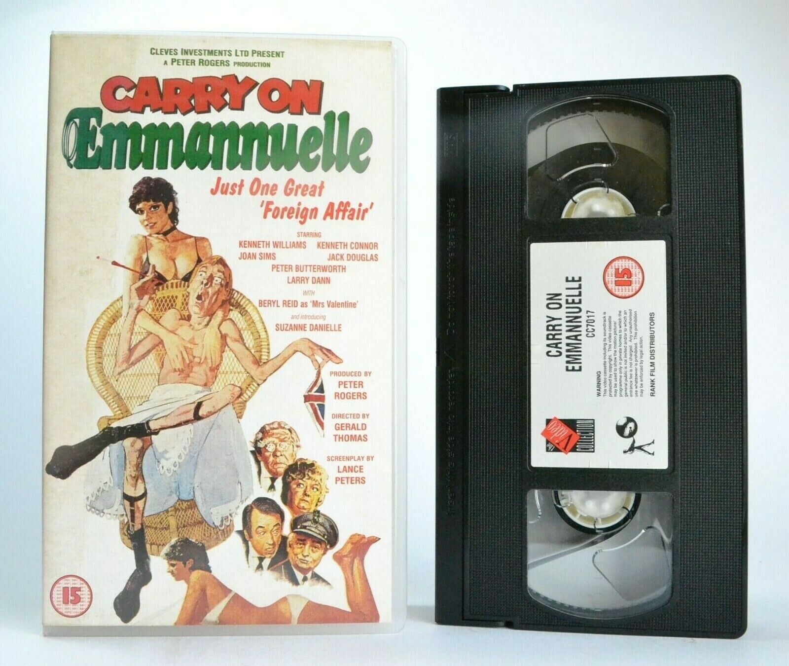 Carry On: Emmannuelle (1978): 30th "Carry On" Film - Romance/Comedy - Pal VHS-