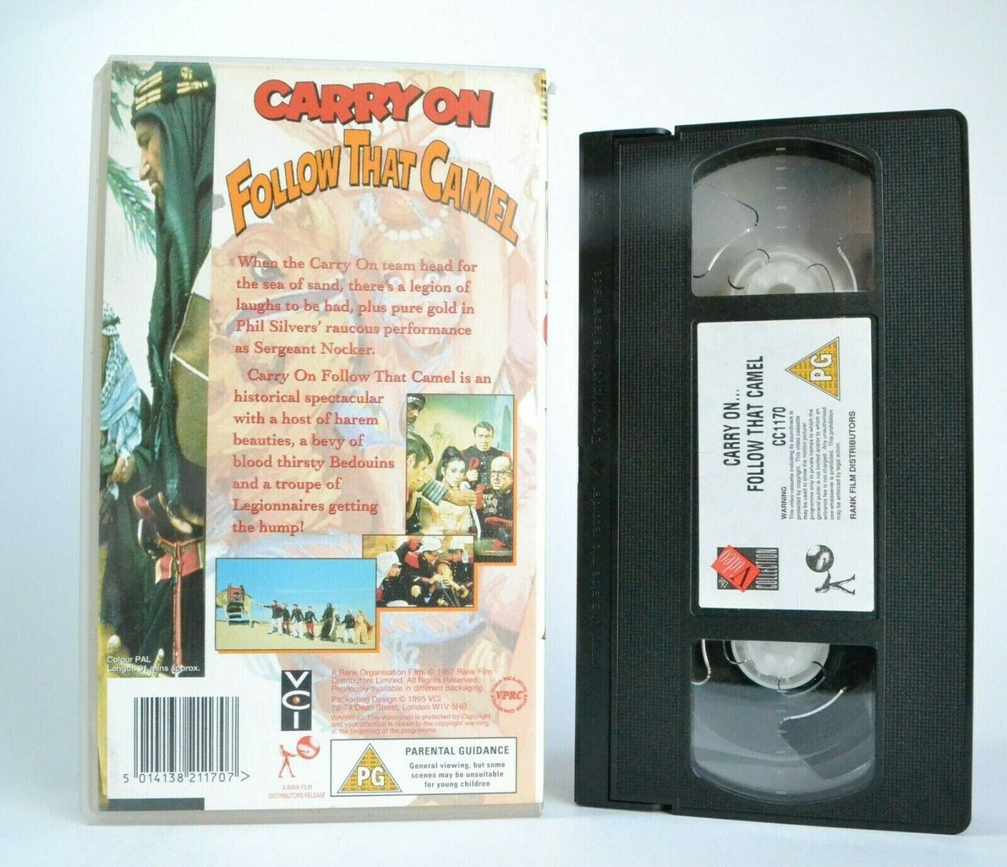 Carry On: Follow That Camel (1967): Adventure Comedy - Kenneth Williams - VHS-