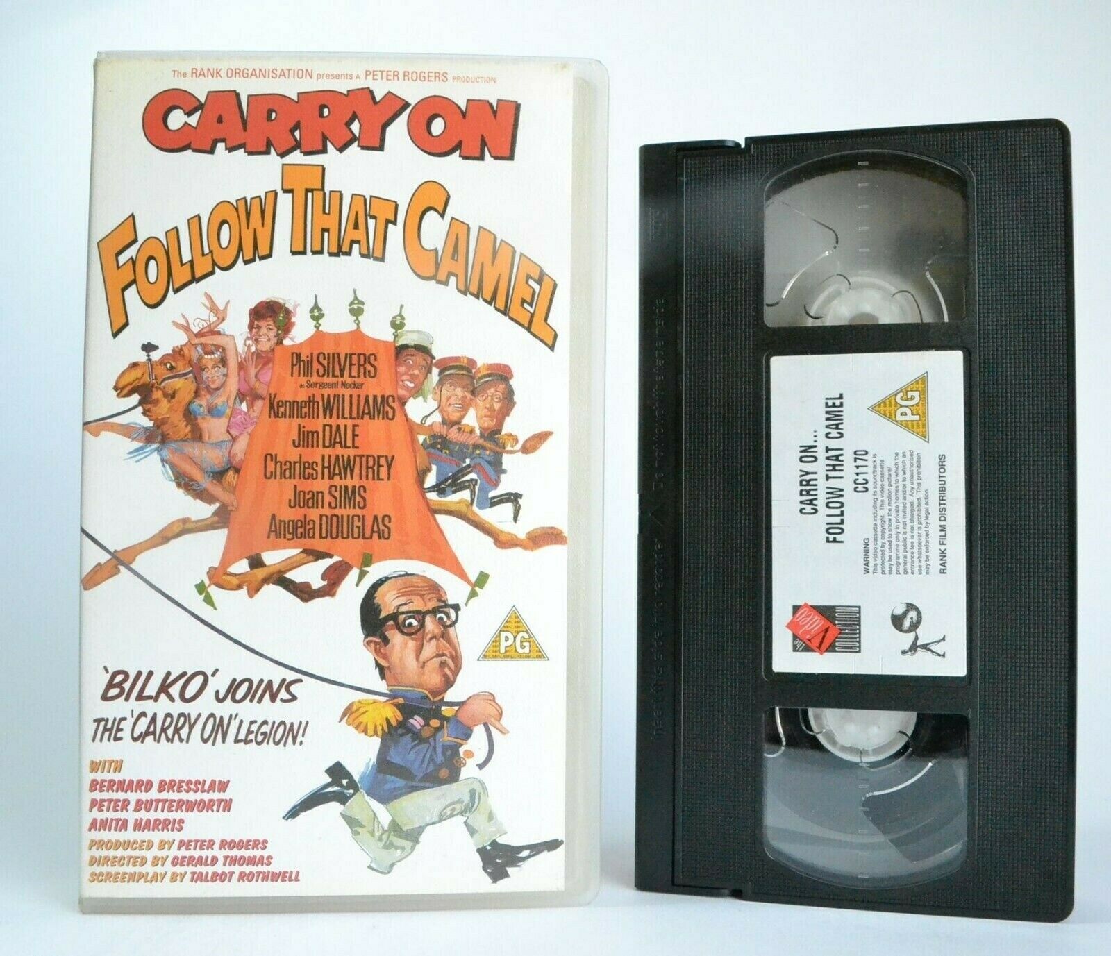 Carry On: Follow That Camel (1967): Adventure Comedy - Kenneth Williams - VHS-