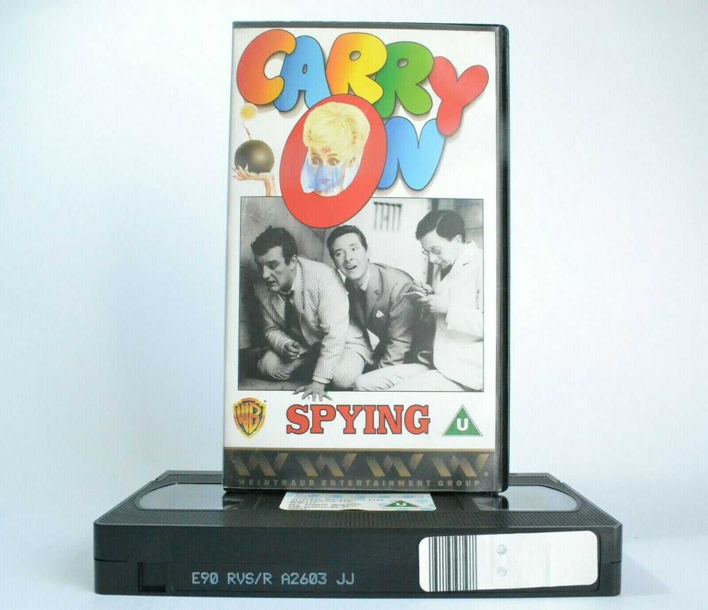 Carry On: Syping - (1988) Warner Release - British Comedy - Eric Baker - Pal VHS-