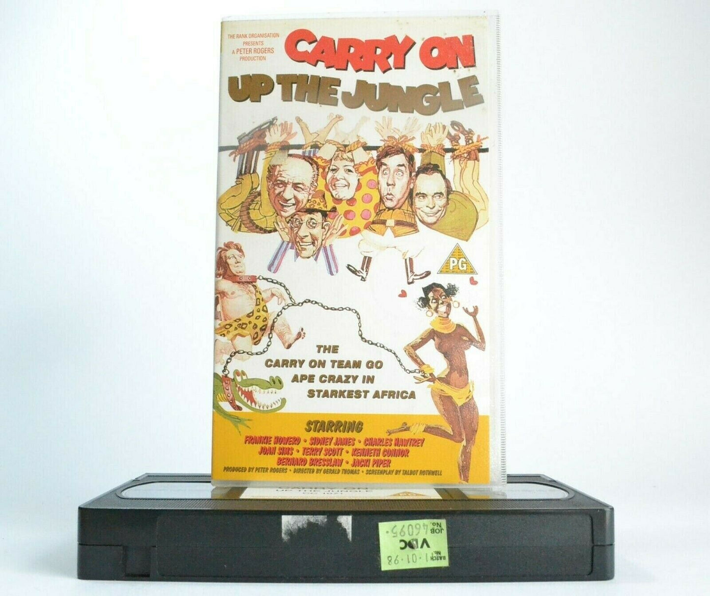 Carry On Up The Jungle (1970) - British Comedy - Frankie Howerd/Sid James - VHS-