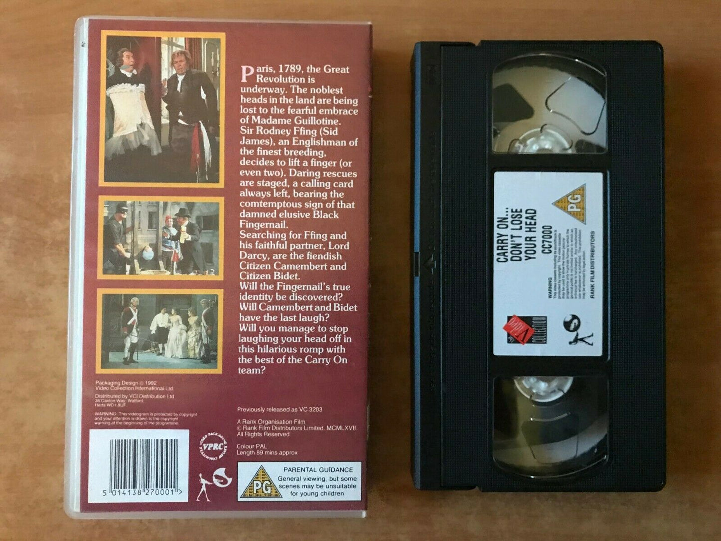 Carry On...Don't Lose Your Head; [Gerald Thomas] Comedy - Sidney James - VHS-