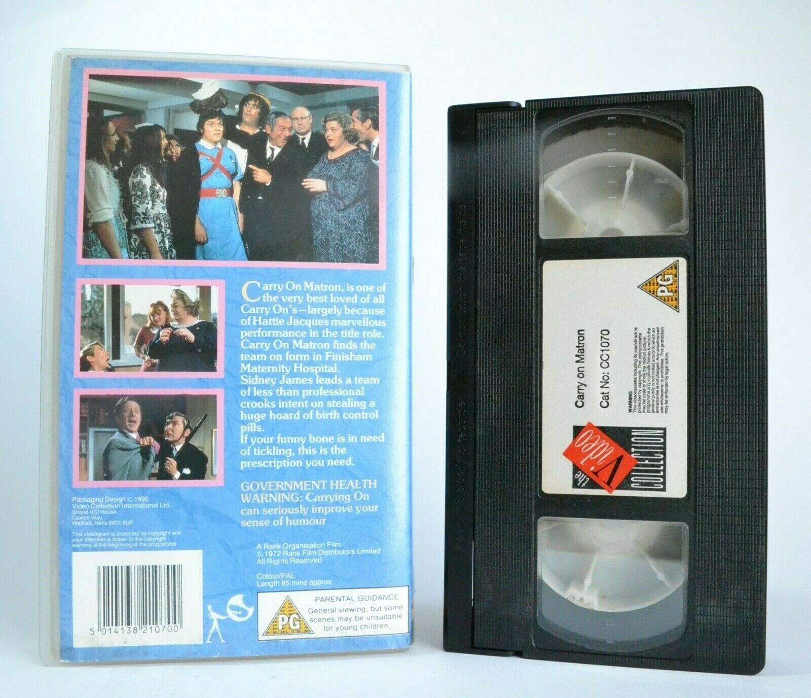 Carry On...Matron - (1972) Crime Comedy - 23rd "Carry On" Film Series - Pal VHS-