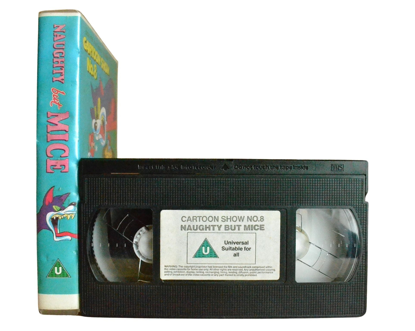 Cartoon Show No.8: Naughty but Mice - Children’s - Pal VHS-